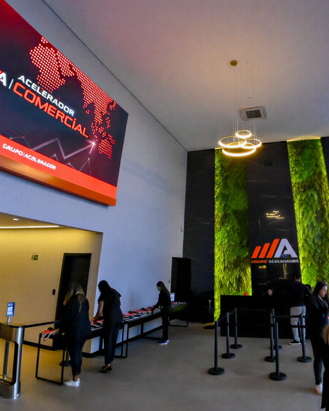 Recepção do Acelerador Comercial